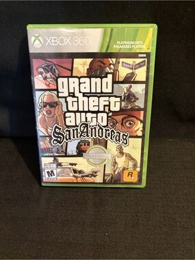 Grand Theft Auto: San Andreas - Platinum Hits (Xbox 360, 2015) Damage To Case!